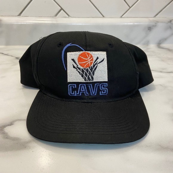 Vintage NBA Cleveland Cavaliers Cavs Annco 90s Snapback Hat Cap - Picture 1 of 6